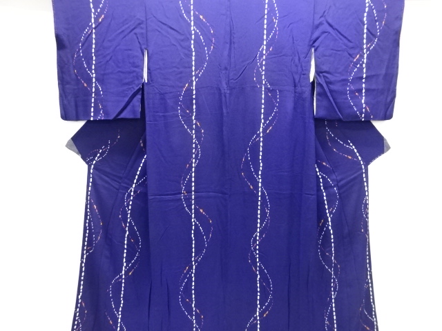 アンティーク　錦紗抽象模様着物